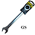 CHAVE COMBINADA CATRACADA 17MM CABECA FIXA - Imagem 1