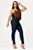 CALCA JEANS SKINNY BASICA MODELADORA LEVANTA BUMBUM CINTURA ALTA - COR AZUL ESCURO - Imagem 2