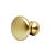 Puxador Ponto Cup Níquel Dourado Zen - Imagem 2