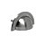 Puxador Concha Shell 64mm Cromado Zen - Imagem 1