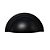 Puxador Concha Shell 64mm Preto Zen Design - Imagem 1