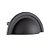 Puxador Concha Shell 64mm Preto Zen Design - Imagem 2