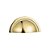 Puxador Concha Shell 64mm Gold Zen - Imagem 1