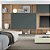 Chapa MDF Grafito Chess 15mm Duas Faces Arauco - Imagem 2