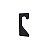 PONTEIRA 4077 15MM PRETO - RFC - Imagem 1