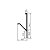 PERFIL PUXADOR 4103 CAVA Y 15MM PRETO 6M - RFC - Imagem 1