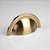 Puxador Concha Shell 64mm Gold Escovado Zen - Imagem 3