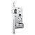 Fechadura Externa Espelho Aço Inox 1801/21Cromo Escovado Stam - Imagem 2