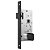 Fechadura 803/35 Roseta Quadrada 1 Externa Preto Fosco Stam - Imagem 2