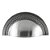 Puxador Concha Shell 64mm Niquel Escovado com Verniz Zen - Imagem 1