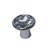 Puxador Ponto Calice Cromado 2923 18mm Torralba - Imagem 1