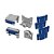 Kit Porta de Correr Azure 2 Portas 50kg Sobreposto 1 un Joelini - Imagem 2