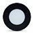 Luminária Point Circular 1,5w Bivolt Preto 6000k Ledline - Imagem 1