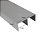 Trilho Perfil Superior Para JP700 para Porta de Correr c/ 3,00mt - Imagem 2