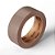 Fita de Borda Rosato 64mm Rolo de 20m Greenplac Rehau - Imagem 1