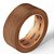 Fita de Borda Carvalho Avelã 64mm Rolo de 20m Duratex Rehau - Imagem 1