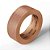 Fita de Borda Poro Castanho 64mm Rolo de 20m - Imagem 1