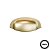 Puxador Concha Vivaro IL-223 64mm Dourado Fosco Italy Line - Imagem 1