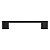 Puxador Liveri IL-950 96mm Preto Italy Line - Imagem 1