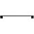 Puxador Liveri IL-950 224mm Preto Italy Line - Imagem 1