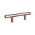 Puxador Primus IL-814 64mm Champ Rose-202 Italy Line - Imagem 1