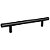 Puxador Primus IL-814 128mm Inox Preto Italy Line - Imagem 1