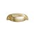 Puxador Concha Vivaro IL-115 64mm Dourado Fosco Italy Line - Imagem 1