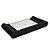 Porta Sabonete Black Preto Italy Line - Imagem 1