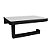 Papeleira Eterna Suporte Inox Black Italy Line - Imagem 1