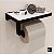Papeleira Eterna Suporte Inox Black Italy Line - Imagem 2