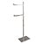 Papeleira Eterna Dupla Piso Inox Polido Italy Line - Imagem 1