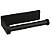 Papeleira 150mm Aço Inox Black Italy Line Delia - Imagem 1