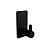 Cabide 40 x 80mm Aço Inox 304 Preto Italy Line Delia - Imagem 1