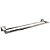 Porta Toalha Dupla Eterna 600mm Inox Polido Italy Line - Imagem 1