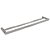 Porta Toalha Duplo Solano 600mm Inox Polido Italy Line - Imagem 1