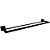 Porta Toalha Duplo Eterna 600mm Inox Black Italy Line - Imagem 1