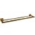 Porta Toalha Dupla Eterna 600mm Gold Matte Italy Line - Imagem 1