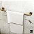 Porta Toalha Eterna 600mm Inox Gold Matte Italy Line - Imagem 2