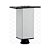 PE MOVEIS QUADRADO FOSCO C/REGULAGEM 100MM RFC - Imagem 1