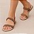 SANDALIA MISSISSIPI REFMB284 ENFEITE BRONZE - Imagem 1