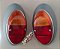 Par Lanterna Traseira Godks Antiga Bicolor - Fusca 1200/1300 - Imagem 1