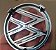 Emblema VW Grade Dianteira Original - Santana Quadrado 84/90 - Imagem 5
