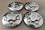 Jogo 4 Calota Centro Roda Inox Original Ford - Ranger 99/04 - Imagem 7