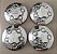 Jogo 4 Calota Centro Roda Inox Original Ford - Ranger 99/04 - Imagem 1