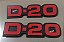 Par Emblema Paralama D20 Original GM - D20 93/96 (Ler Anúncio) - Imagem 1