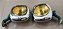 Par Farol Milha Amarelo 6V Ford Anos 40/Mercury/Chevrolet (Ler Anúncio Usado) - Imagem 5