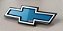 Emblema Grade Dianteira Gravatinha Original GM - Chevy 500 Azul - Imagem 1