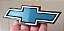 Emblema Grade Dianteira Gravatinha Original GM - Chevy 500 Azul - Imagem 4