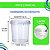 P1000 - Pote Redondo Com Lacre 1000ml - 50 unidades (Tampas Coloridas) - Imagem 8