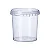 P500 - Pote Plástico Redondo Com Lacre 500ml - 50 unidades - Imagem 1